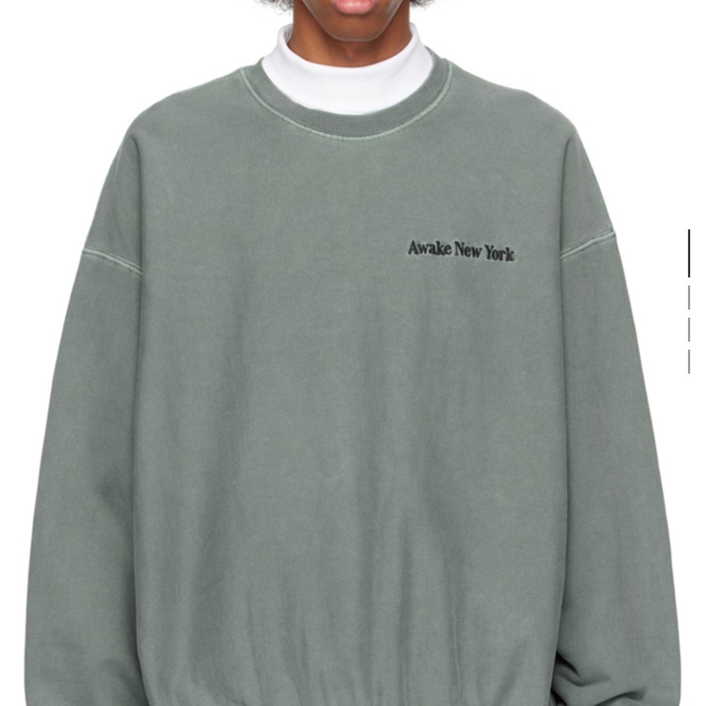 Men's Awake NY Grey-Green Sweater